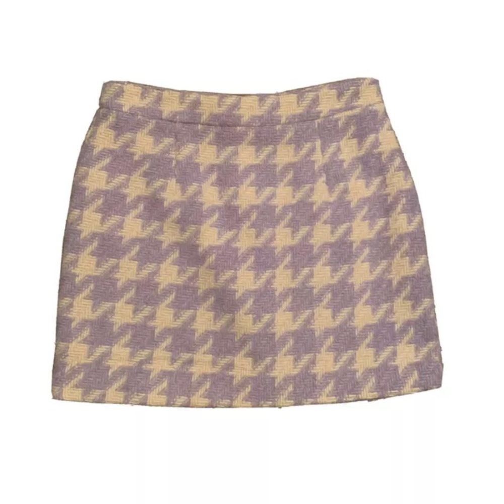 NWT Forever 21 Houndstooth Tweed Mini Skirt